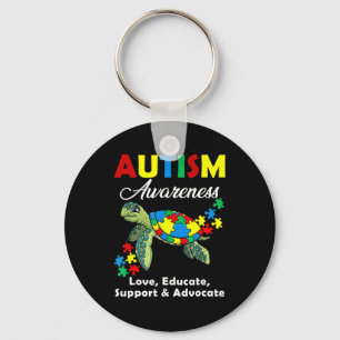 Llavero Autismo Conciencia Tortugas Rompe Mamá Apoya Autis