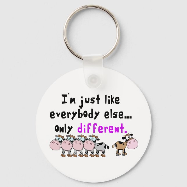 Llavero Autismo diferente (Anverso)