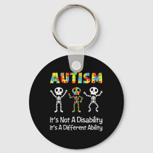 Llavero Autismo Diferente Habilidad Skeleton Neurodiver Sk