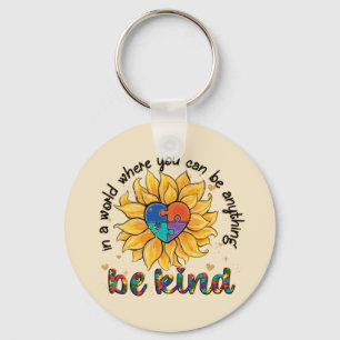 Llavero Autismo El Girasol Ser Amable