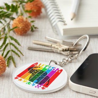 Llavero Autismo Elefante Conciencia Cuta