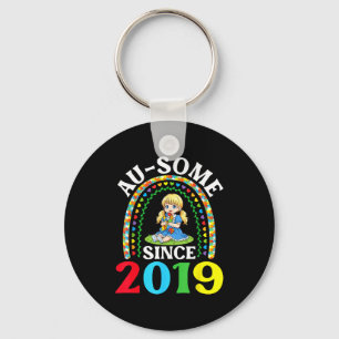 Llavero Autismo Impresionante Ausome Desde 2019 Conciencia