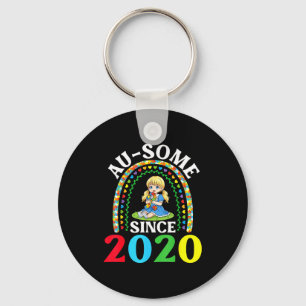 Llavero Autismo Impresionante Ausome Desde 2020 Conciencia