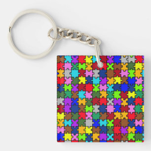 Llavero Autismo jigsaw