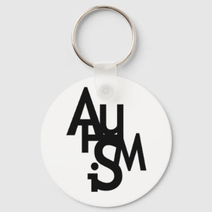 Llavero Autismo (letras embarulladas)