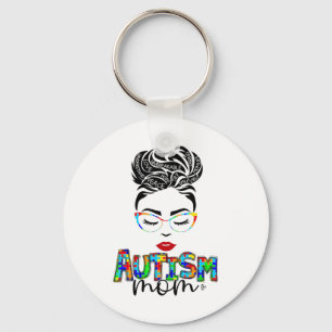 Llavero autismo mamá hijo desordenado conciencia de los bo