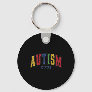 Llavero Autismo Mamá Mamá Autista Apoya La Conciencia