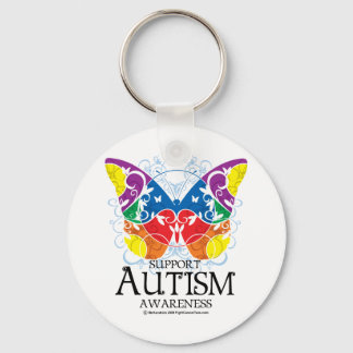 Llavero Autismo mariposa