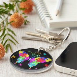 Llavero Autismo mariposa