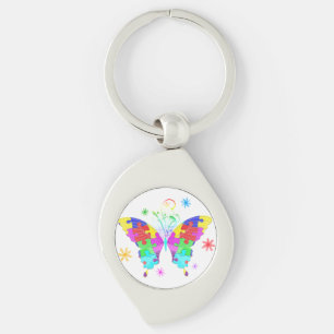 Llavero Autismo mariposa