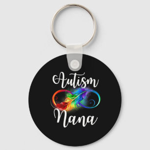 Llavero Autismo Nana Neurodiversidad Signo de Infinito Arc