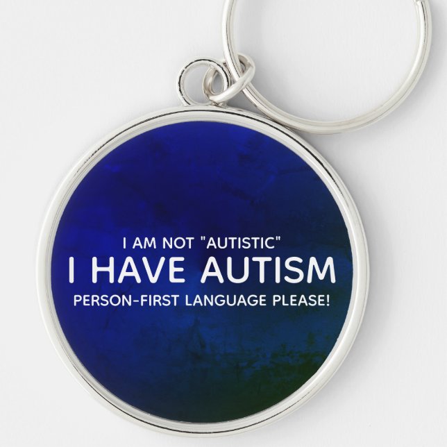 Llavero Autismo Persona Primero (Frente)