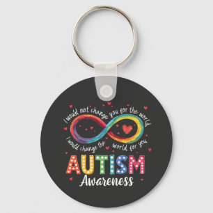 Llavero Autismo Símbolo infinito Autismo Mes de Conciencia