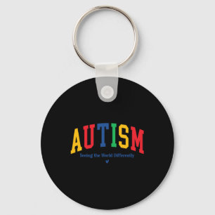 Llavero Autismo Viendo El Mundo De Manera Diferente Concie
