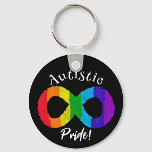 Llavero Autistic Pride Neurodiversity Autism Rainbow Keych