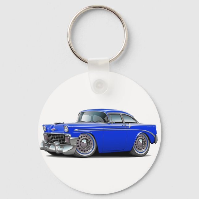 Llavero Auto azul Chevy Belair 1956 (Anverso)