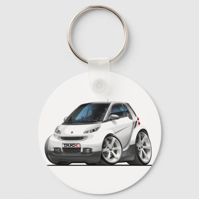 Llavero Auto blanco inteligente (Anverso)