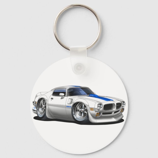 Llavero Auto blanco Trans Am 1970/72 (Anverso)