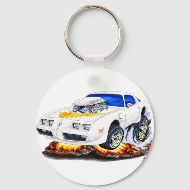 Llavero Auto blanco Trans Am 1979-81 (Anverso)