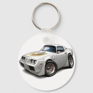 Llavero Auto blanco Trans Am 1979-81