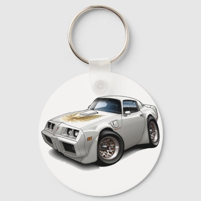Llavero Auto blanco Trans Am 1979-81 (Anverso)