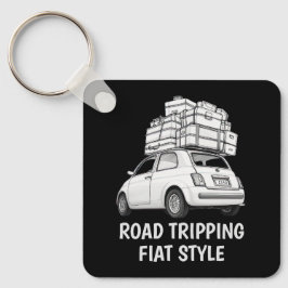 Llavero Auto del Fiat Blanco