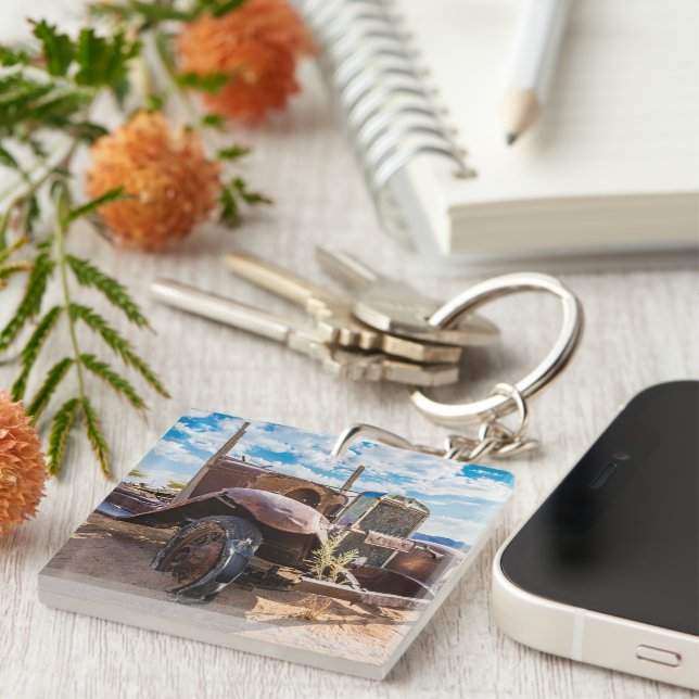 Llavero Auto viejo y abandonado #3 en Solitaire, Namibia (Frente Derecha)