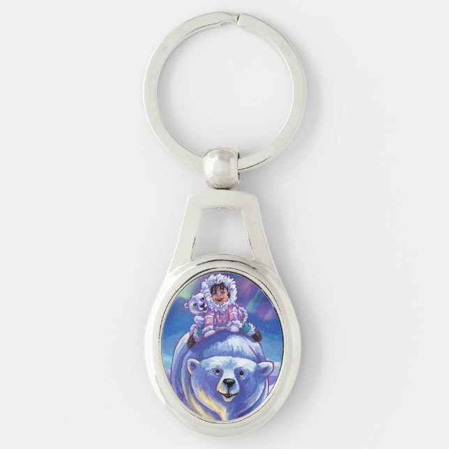 Llavero Autobús de oso polar (Anverso)