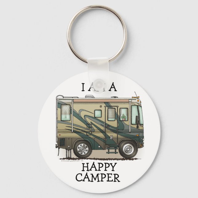 Llavero Autophome Cute Happy Camper Big RV (Anverso)