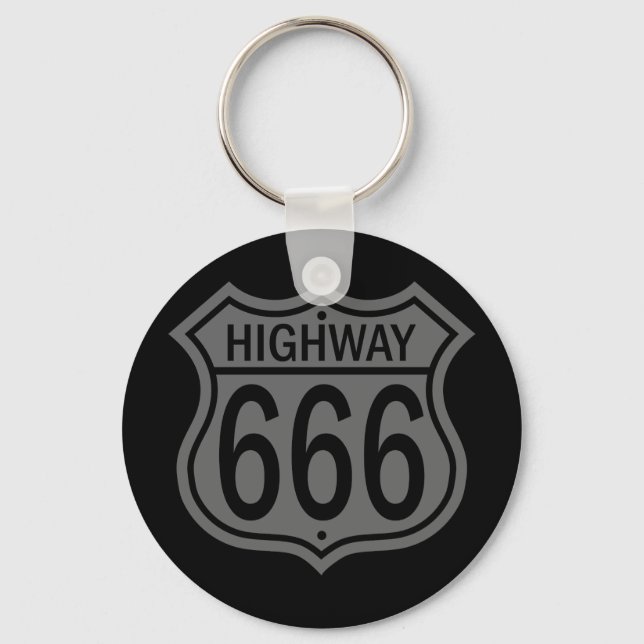 Llavero Autopista 666 (Anverso)