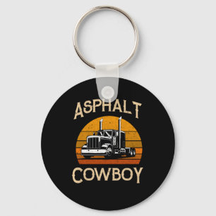 Llavero Autopista Retro Trucker Road Trucker Driver Asphal
