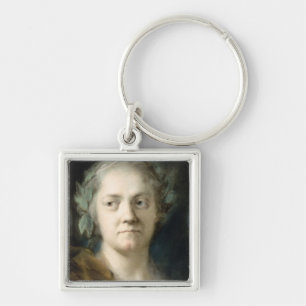 Llavero Autorretrato (aceite en el papel)