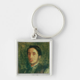 Llavero Autorretrato de Edgar Degas el como hombre joven
