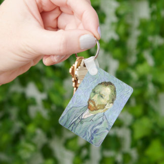 Llavero Autorretrato en azul de Vincent van Gogh