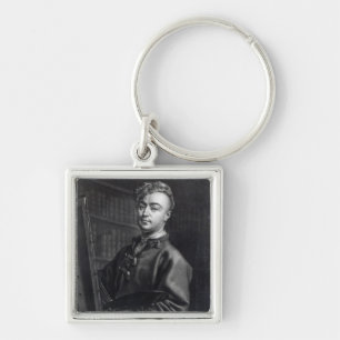 Llavero Autorretrato, grabado por Juan Faber, 1735