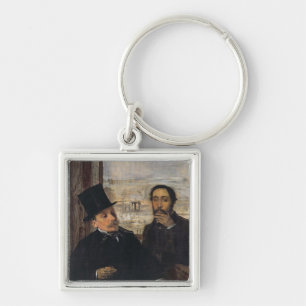 Llavero Autorretrato w Evariste de Valernes de Edgar Degas