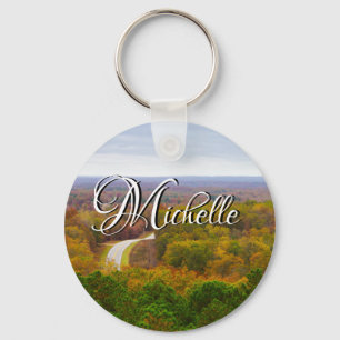 Llavero Autumn Drive Pano Keychain