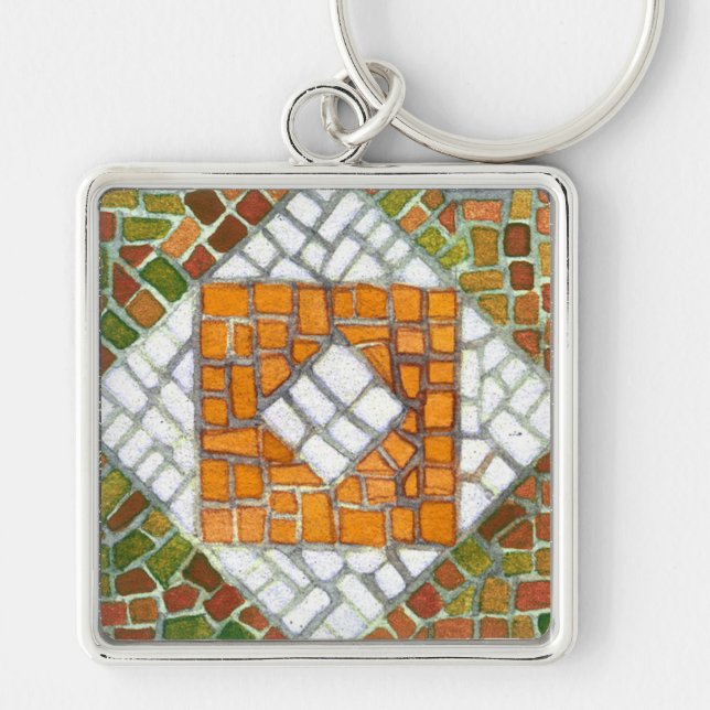 Llavero AUTUMN MOSAIC Premium Square Keychain (Frente)
