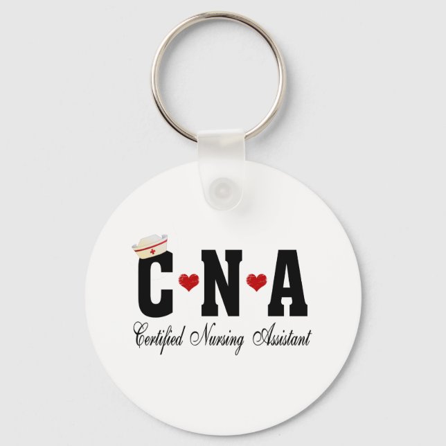 Llavero Auxiliar de Enfermería certificado de la CNA (Anverso)