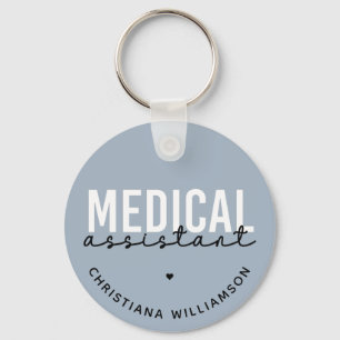 Llavero Auxiliar Médico personalizado   Regalo de ayudante