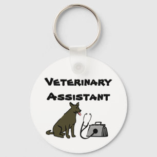 Llavero auxiliar veterinario