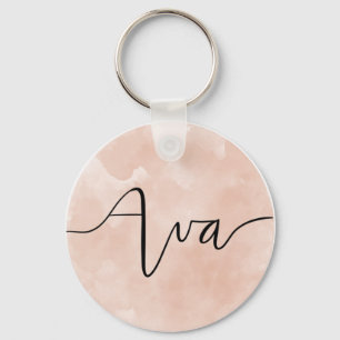 Llavero Ava Hand Lettered Name Keychain