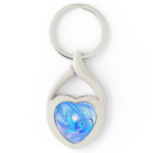 Ave azul volando en el cielo