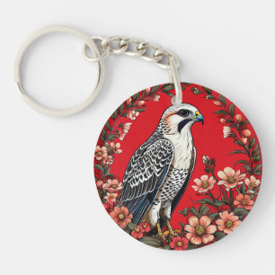 Llavero Ave Gyrfalcon Colorida