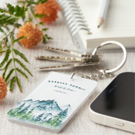 Llavero Aventura al aire libre Viajes Montaña Pine Forest