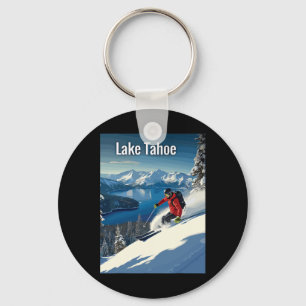 Llavero Aventura de esquí invernal en Lake Tahoe