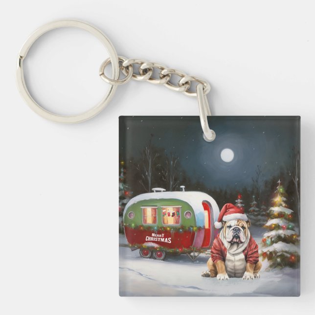 Llavero Aventura de los Navidades de la Caravana de Invier (Frente)
