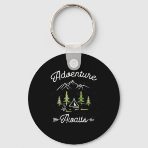 Llavero Aventura Espera Camping Hiking Viaje Exterior Cami