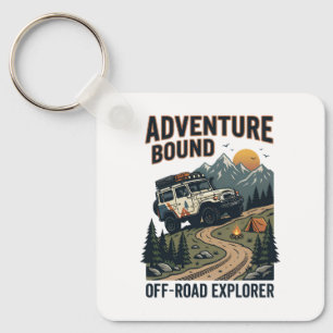 Llavero Aventura Retro Fuera de Carretera con Marcha Baja