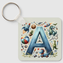 Llavero Aventuroso Keychain "A" para niños